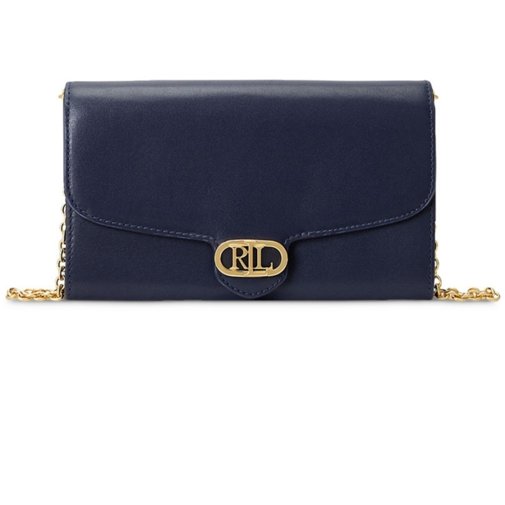 Lauren Ralph Lauren Leather Medium Adair Crossbody